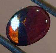 Bi-color 1.96ct Welo Black Opal