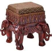 The Maharajah's Elephant Throne Footstool