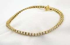 Approximately 2 Ct. T. w. Diamond Tennis Bracelet