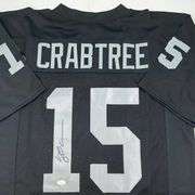 Michael Crabtree Autographed Raiders Jersey