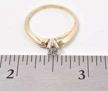 Stunning 14K Yellow Gold Diamond Ring