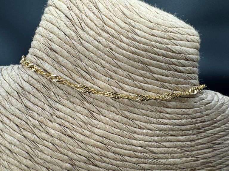 Sterling Silver 925 3mm Singapore Twist 3mm Bracelet Anklet 10"