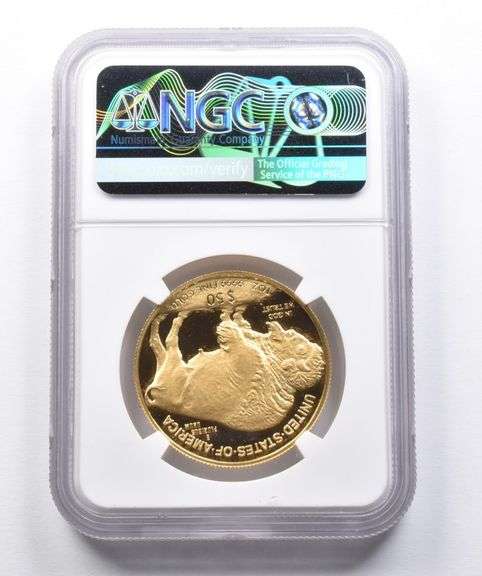 PF70 2021-W $50 American Gold Buffalo 2022 DC Mint HQ NGC