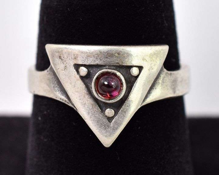 Pink Topaz Gemstone Ring in Sterling Silver