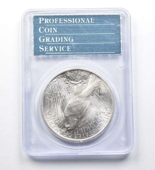 1924 Peace Silver Dollar MS64 PCGS Rattler
