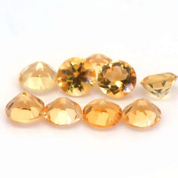Ravishing 11.49ct top golden eye clean Citrine set