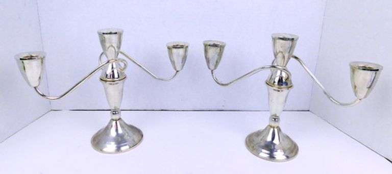 Vintage Duchin Sterling Silver Candelabras