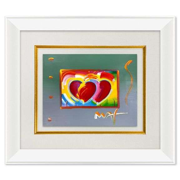Two Hearts by Peter Max