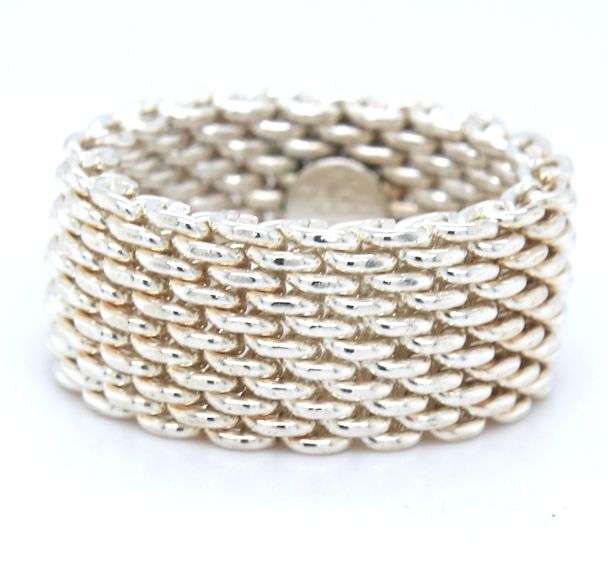Tiffany & Co Somerset mesh ring