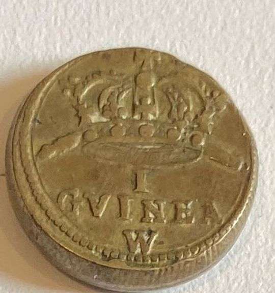 1694 Brass William 111 1694 Guinea Coin Weight