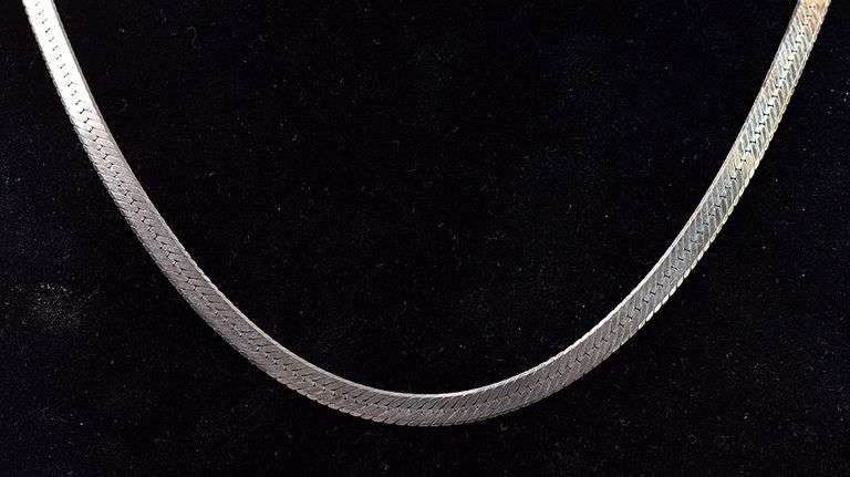 Chain Link Necklace in Sterling Silver