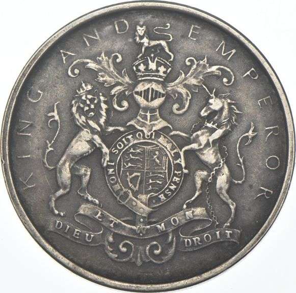 1937 United Kingdom King VI Medal Great Britain