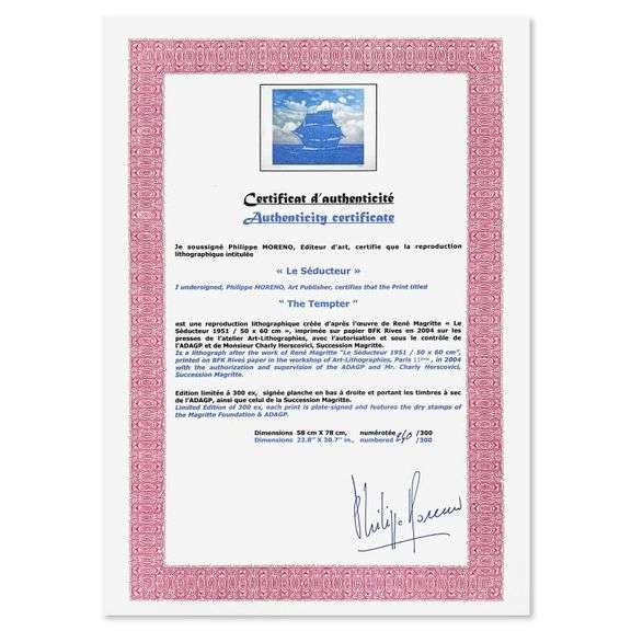 Le Seducteur  by Rene Magritte