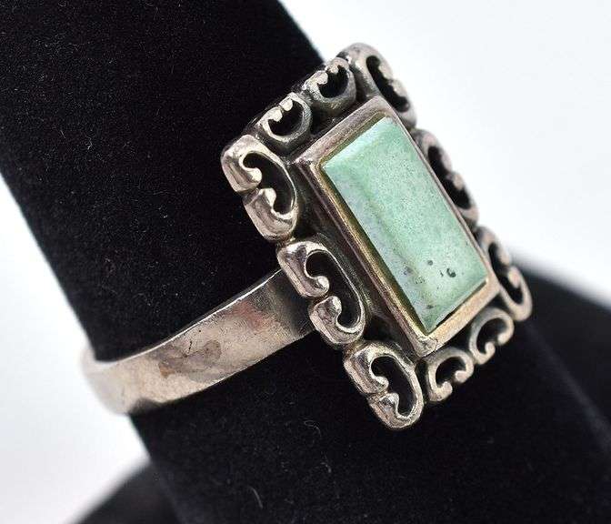 Blue Gemstone Ring in Sterling Silver