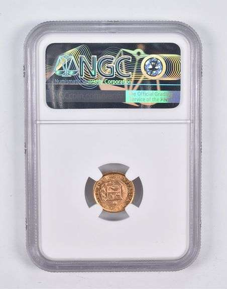 MS67 1966 ZBR Peru 1/5 Lire NGC