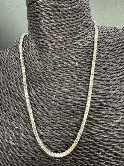 Sterling Silver Heavy Box Chain 2.9mm Solid 925 Italy Classic New Necklace 18"
