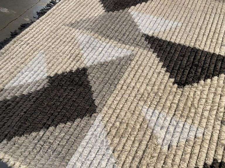 Super Soft Microfiber Modern Rug 6x8