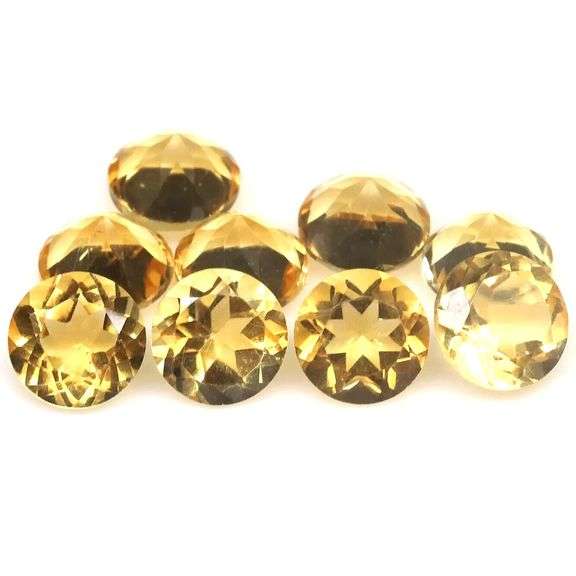 Ravishing 11.33ct top golden eye clean Citrine set