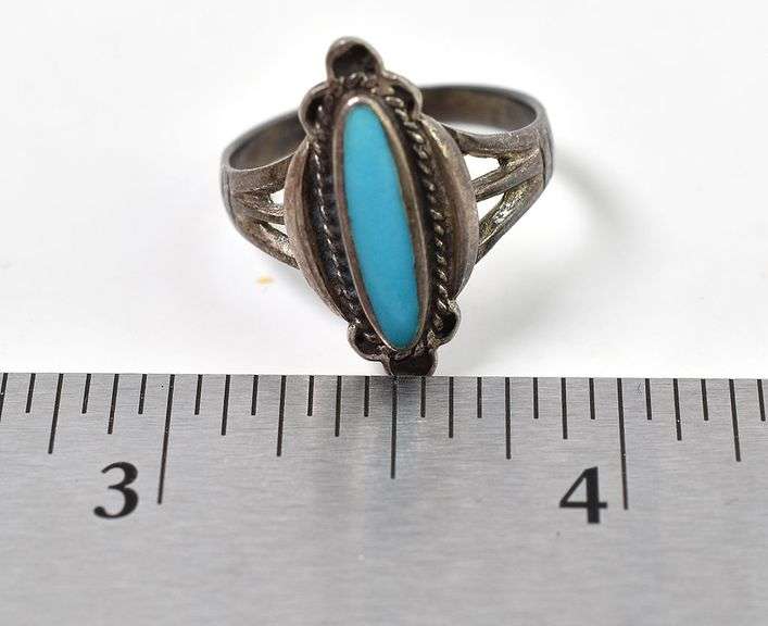 Turquoise Gemstone Ring in Sterling Silver