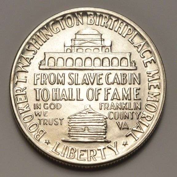 1946 Booker T. Washington Commemorative Silver Half Dollar, BU.