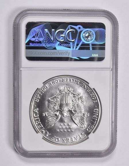 MS70 1987 American Silver Eagle NGC