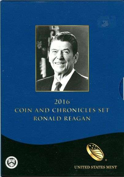 2016 Ronald Reagan Coin and Chronicles Commemorative Set