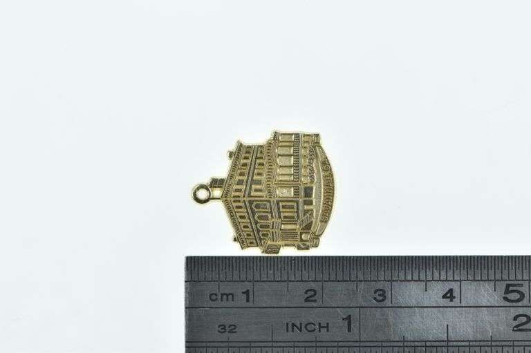 14K Yellow Gold Savannah GA J. Gordon Low Girl Scout Charm/Pendant
