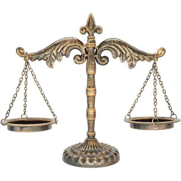 Antique Libra Balance Scale Jewelry Holder