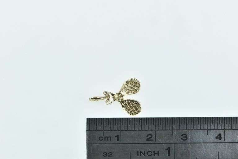 14K Yellow Gold Tennis Racquet Racket Sports Charm/Pendant