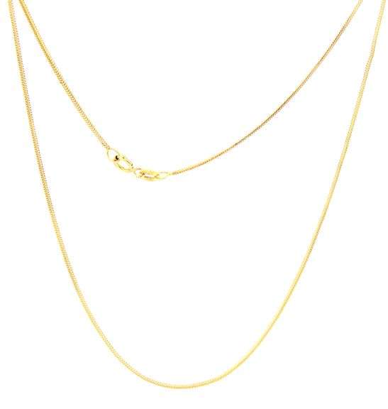 14kt Yellow gold Foxtail chain necklace