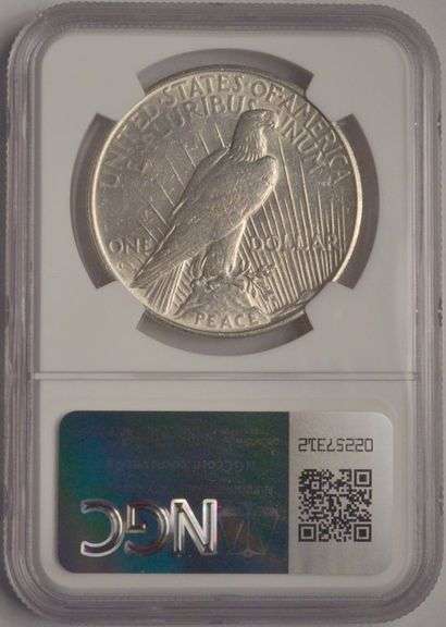 1935-S Peace Dollar NGC AU Details Cleaned