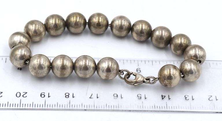 Group lot of vintage 925 sterling silver bracelets