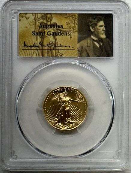 2018 $10 American Gold Eagle PCGS MS 70 First Strike Augustus St. Gaudens