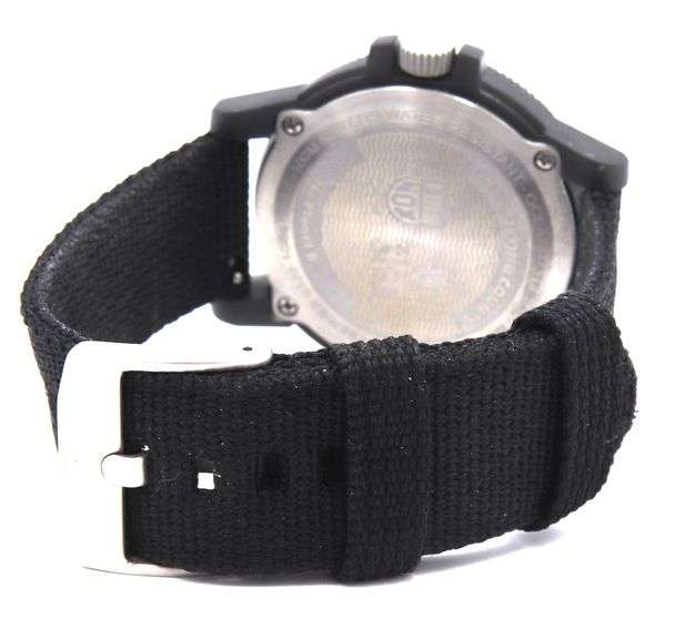 Luminox ECO men's Tide Eco Swiss quartz black dial watch
