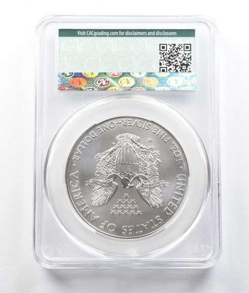 2014-W Burnished Silver Eagle Annual Dollar Set MS70 CAC CACG