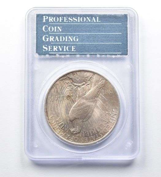 1924 Peace Silver Dollar MS64 PCGS Rattler