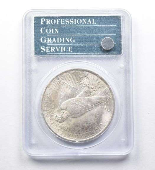 1923 Peace Silver Dollar MS64 PCGS Rattler