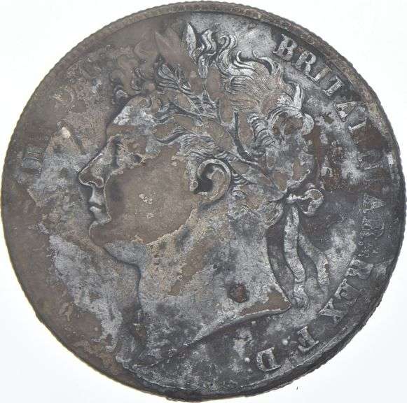 1715-1751 United Kingdom 1/2 Crown Great Britain