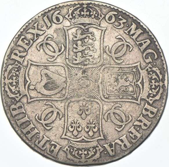 1663 United Kingdom 1 Crown Great Britain