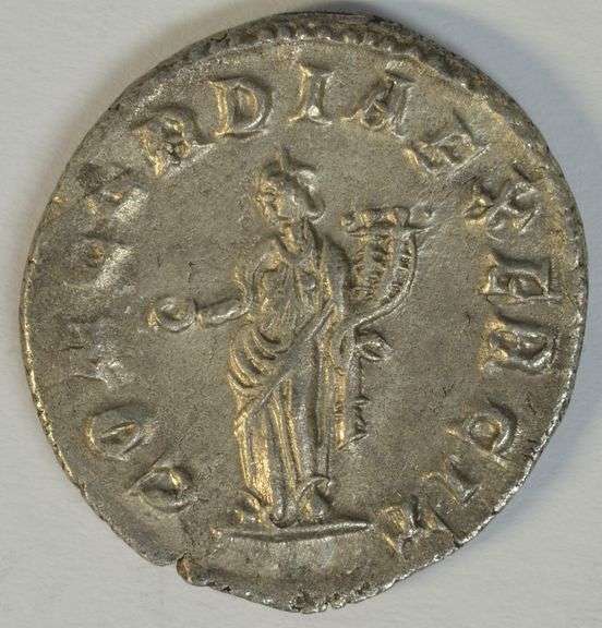 Very sharp Valerian I Roman Silver Antoninianus, 253-260 AD.