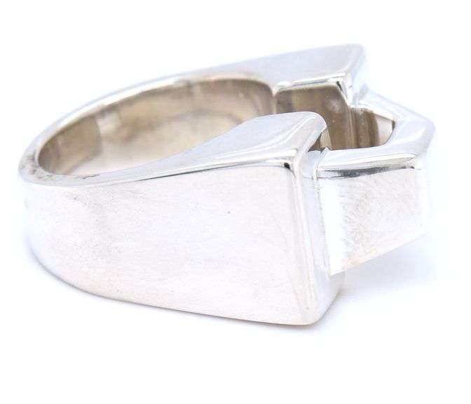 925 Sterling silver out of Retirement block ring