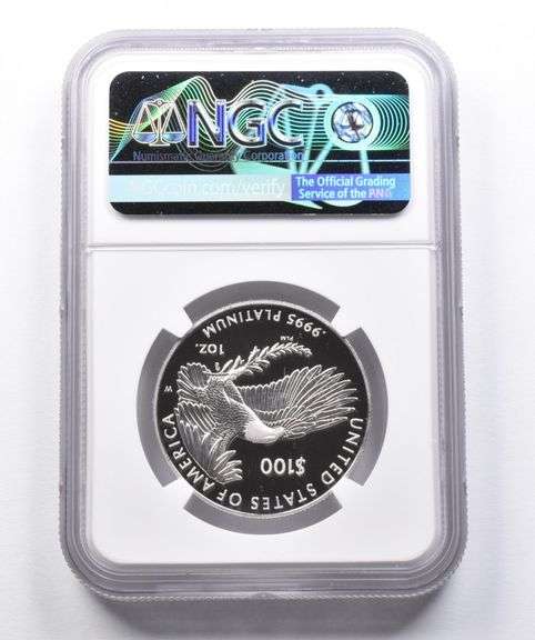 PF70 2021-W $100 American Platinum Eagle 2022 DC Mint HQ Reopening NGC