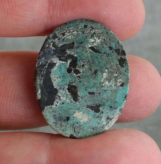 Awesome 29.07ct stormy Turquoise Cabochon