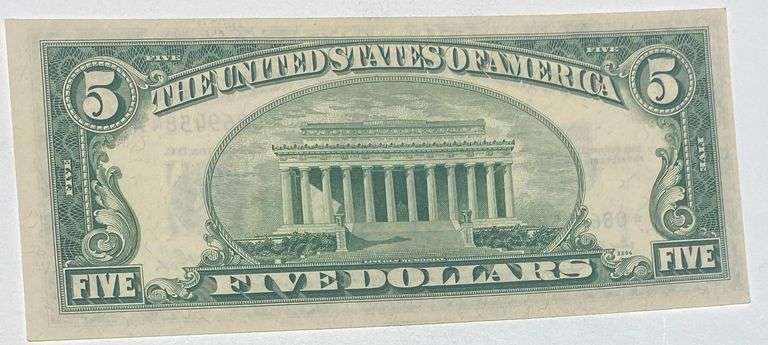Choice AU $5 1953 Star Silver Certificate