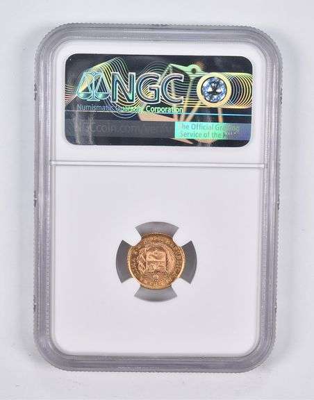 MS66 1966 ZBR Peru 1/5 Lire NGC