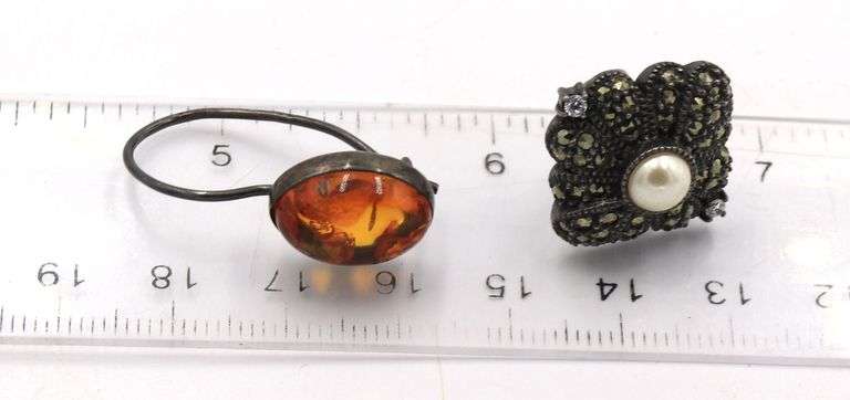 Group lot of vintage 925 sterling silver earrings