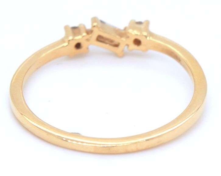 Trendy Diamond 14kt Band