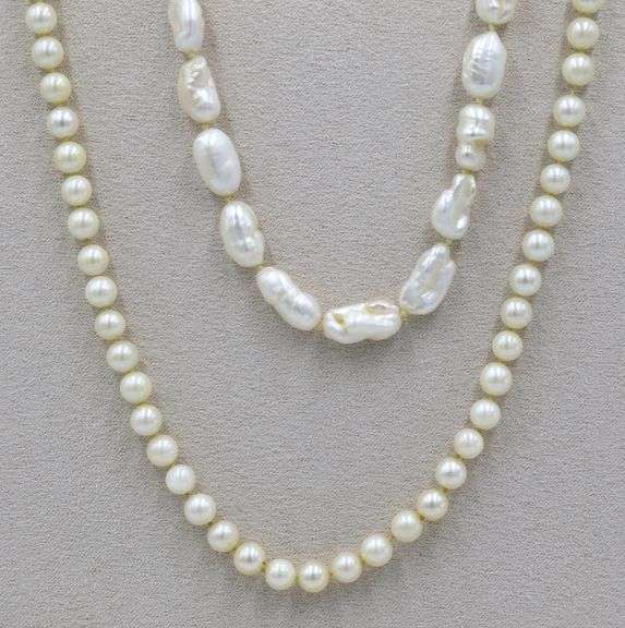 2 Pearl necklace