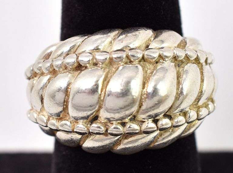 Dome Ring in Sterling Silver