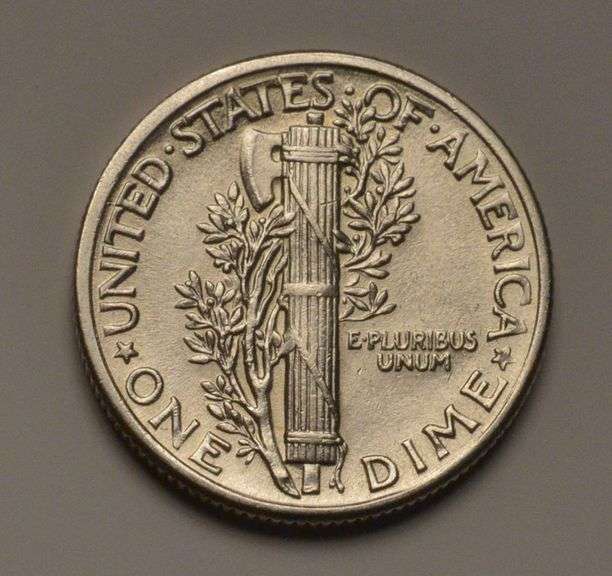 1942 Mercury Dime BU